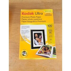Kodax Ultra premium photo paper high gloss 4x6 in 100 pages per box. 2 boxes